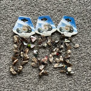 Natural Shell Bracelet Trio